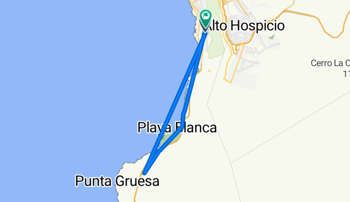 De Uno, Iquique a Pasaje Sulfuros 4249, Iquique