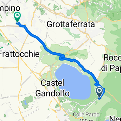Da Via delle Cerquette, Ariccia a Via Mura dei Francesi 9C, Ciampino