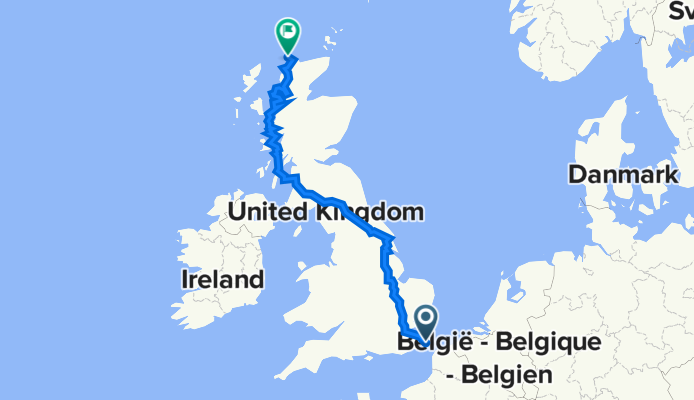 Dover to Cape Wrath Via Arran and Mull