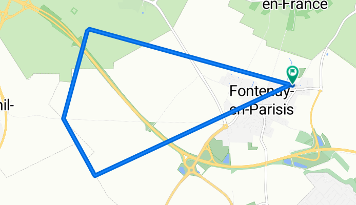 De 8 Rue Christine, Fontenay-en-Parisis à 9 Rue Christine, Fontenay-en-Parisis