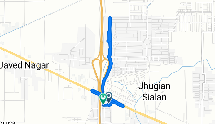 Lahore Road, Ferozewala to Lahore-Islamabad Motorway, Ferozewala