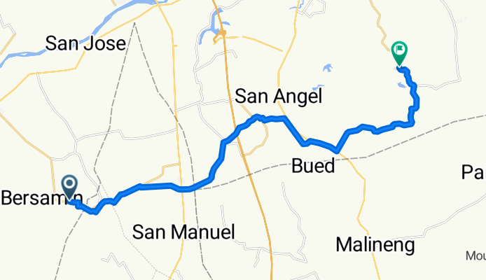San Felipe - Mangandingay Road, Bautista to Unnamed Road, Balungao