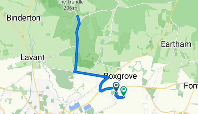 1–3 Tangmere Road, Tangmere, Chichester to 50 Hangar Dr, Chichester