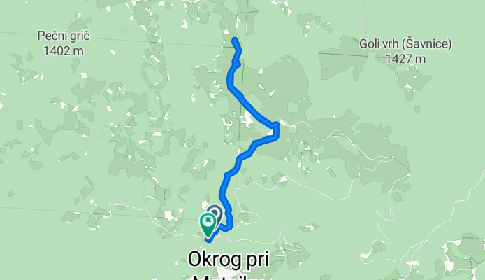 Unnamed Road to Okrog pri Motniku