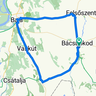 Tóth Kálmán utca 17, Bácsbokod to Tóth Kálmán utca 17, Bácsbokod