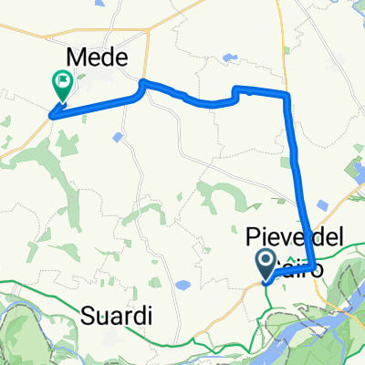 Da SP4, Pieve del Cairo a Strada Antica per Castellaro 55, Mede