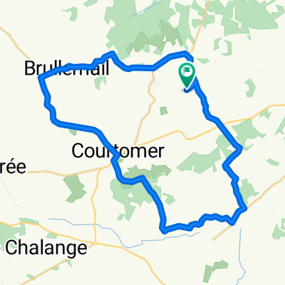 De Cochet, Ferrières-la-Verrerie à 127 Cochet, Ferrières-la-Verrerie