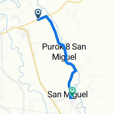 Compostela - Cateel Road to San Miguel Road, Barangay San Miguel