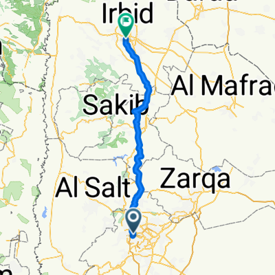 Route von King Faisal Bin Abdulaziz Street, Amman