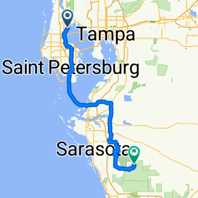 Drive Safety Harbor to Myakka SP LWR lite
