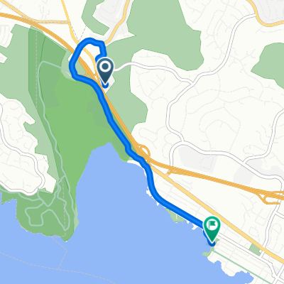 Route from I-780 W, Benicia