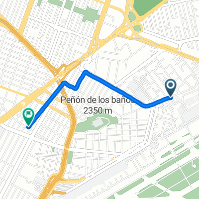 De Avenida Texcoco, Ciudad de México a Calle China 396, Ciudad de México