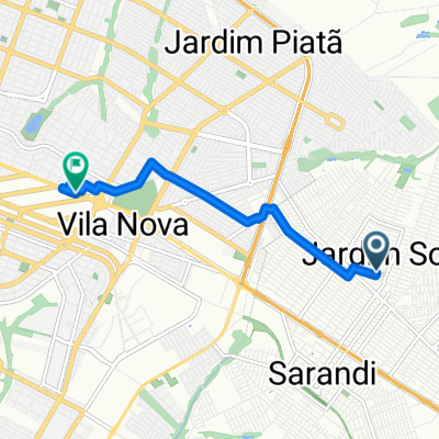 De Avenida Felício Turquino 253 a Avenida Colombo 3037