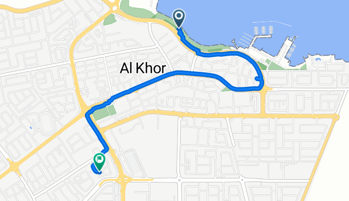 Route to Street 584 41, Al Khawr