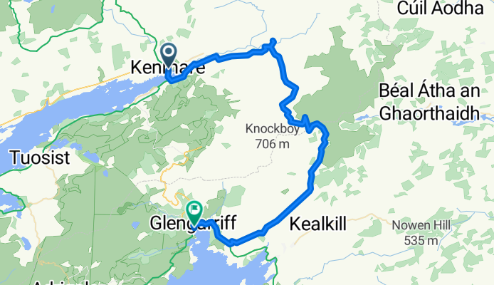 Kenmare to Glengarrif via Kilgarvan