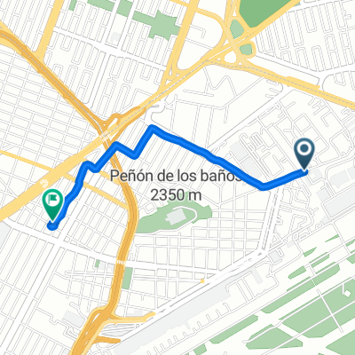 De Avenida Texcoco, Ciudad de México a Calle China 394, Ciudad de México