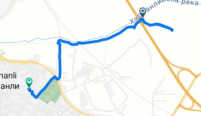 From the railway to the motorway, by the Harmanli’s river