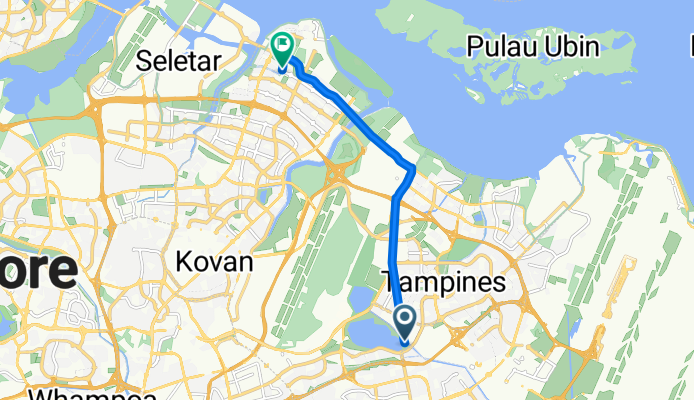 911 Bedok Reservoir Road, Bedok to Punggol Park Connector, Punggol