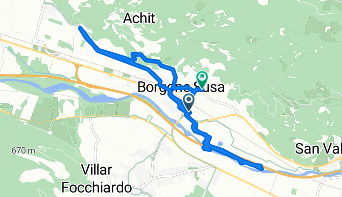 Da Via Guido Bobba 31, Borgone Susa a Via Condove 6, Borgone Susa