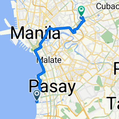 Seaside Boulevard Bldg K, SM by the Bay, Pasay to 29 De Agosto 150, San Juan