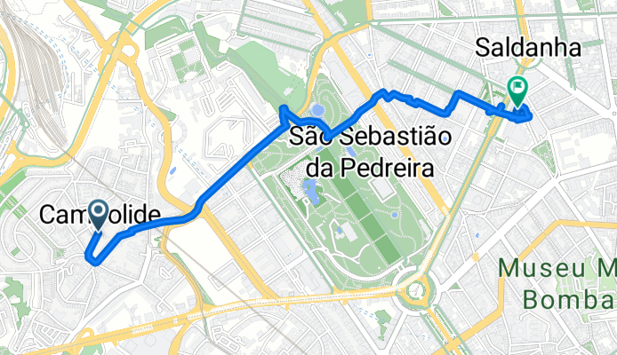 Rua Conde Antas 36, Lisboa to Rua Mestre Martins Correia 2e, Lisboa