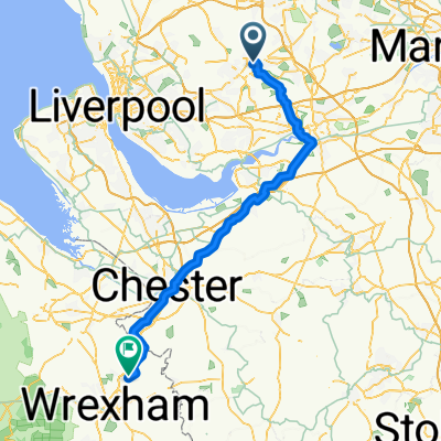 34 Bramcote Ave, St Helens to 82 Chester Road, Wrexham