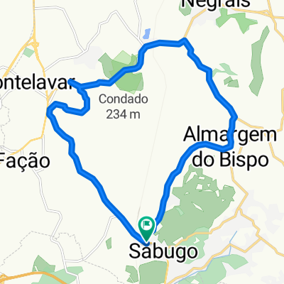 De Avenida General Barnabé António Ferreira 42, Sabugo a Rua de Santo António 40, Sabugo