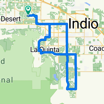 76540 New York Ave, Palm Desert to 76540 New York Ave, Palm Desert