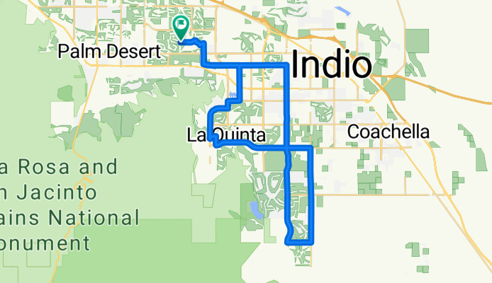 76540 New York Ave, Palm Desert to 76540 New York Ave, Palm Desert