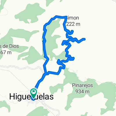 Subida y bajada al Cerro Simon. Higueruelas