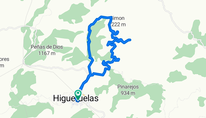 Subida y bajada al Cerro Simon. Higueruelas