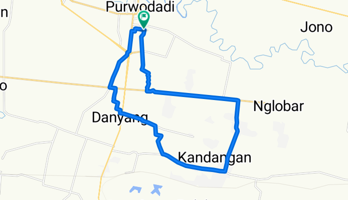 Jalan Hayam Wuruk No.13, Kecamatan Purwodadi to Jalan Hayam Wuruk 13, Kecamatan Purwodadi