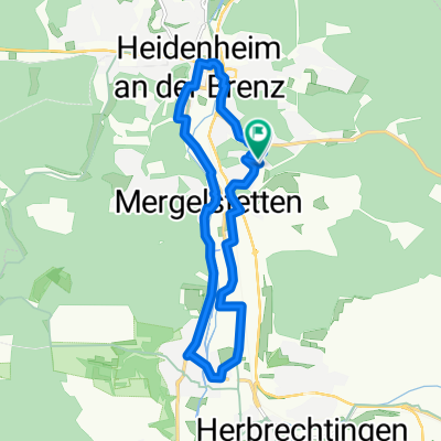 Oberer Erbisberg 27, Heidenheim an der Brenz nach Oberer Erbisberg 23, Heidenheim an der Brenz