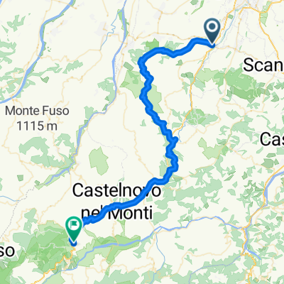 Da Piazza Antonio Gramsci 7, Puianello a Via Galassi Alberto 9, Cervarezza