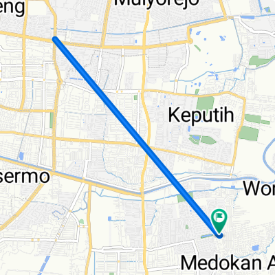 Jalan Raya Pandugo 175, Kecamatan Rungkut to Jalan Raya Pandugo 175, Kecamatan Rungkut