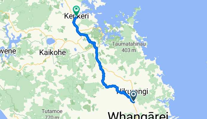 24 Apotu Road, Kauri to 78 Kerikeri Road, Kerikeri