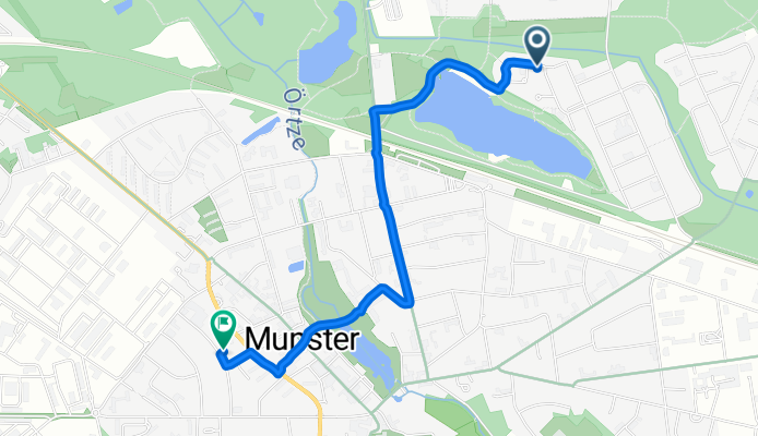 Forellenweg 6, Munster nach Rübezahlweg 30, Munster