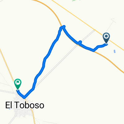 De Camino a los Hinojosos, El Toboso a Carretera Quintanar, 57, El Toboso