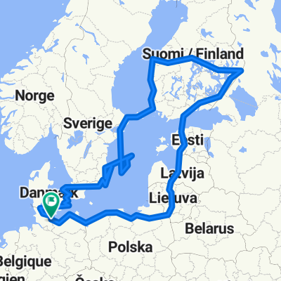 Around the Baltic Sea - 70 Jahre - 7000 km - 7 Monate - 7 Länder