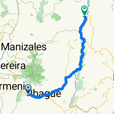 Ruta desde Toche - Cajamarca, Cajamarca