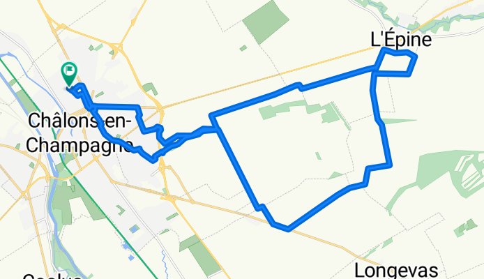 De 10 Rue Émile Schmit, Châlons-en-Champagne à 9 Rue Émile Schmit, Châlons-en-Champagne