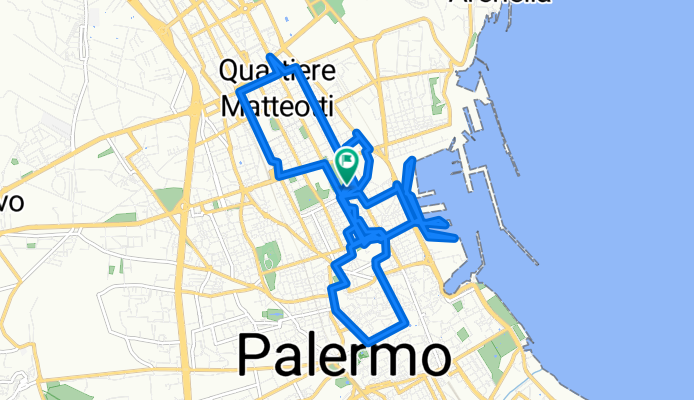 Da Via delle Croci 45, Palermo a Via delle Croci 37, Palermo