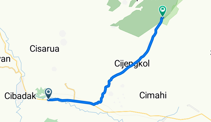 Siliwangi-Cibolang 129, Kecamatan Cibadak to Jalan Cireunde Ciheulang Tonggoh, Kecamatan Nagrak