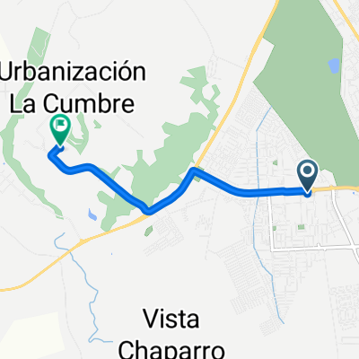 De Avenida Los Andes, Barinas a Barinas