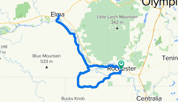 Rochester to Elma loop