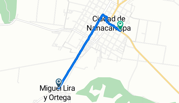 De Benito Juárez 16, Miguel Lira y Ortega a Obregón, Ciudad de Nanacamilpa