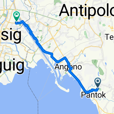 Binangonan to Jenny's Avenue 605, Pasig