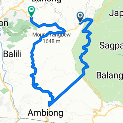 Baguio - La Trinidad - Bontoc Road to Baguio - La Trinidad - Bontoc Road