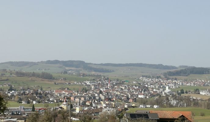Foto 2 de la ruta de Bikemap "Gerade Fahrt in Römerswil"