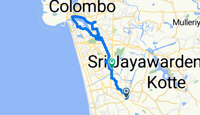 High Level Road 154a, Nugegoda to Narahenpita Bus Stop, Colombo